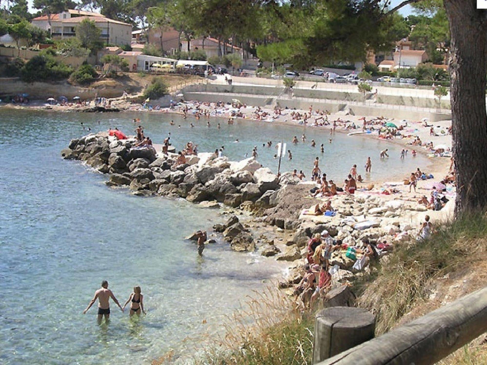La Maisonnette De La Plage Du Rouet Carry-le-Rouet Eksteriør billede
